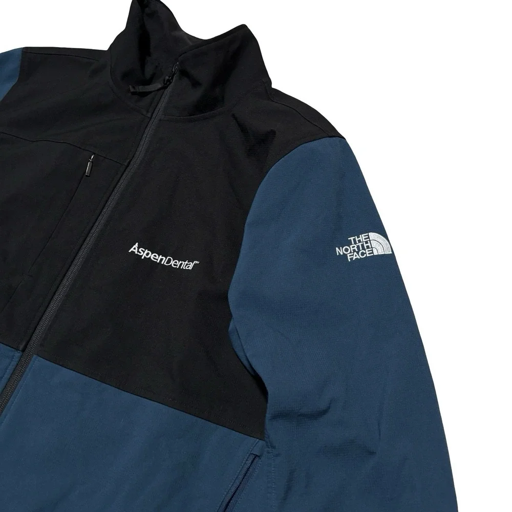 The North Face Men's Full Zip Softshell Jacket *LOGO* Size Large 22 x 28